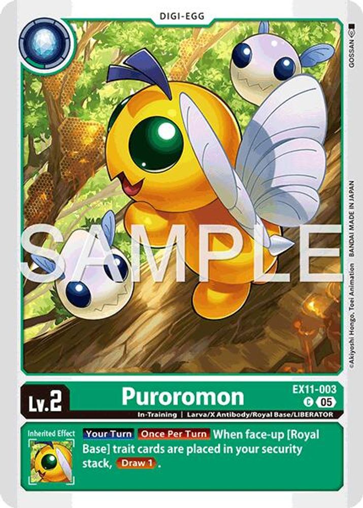 Puroromon, Standard, front