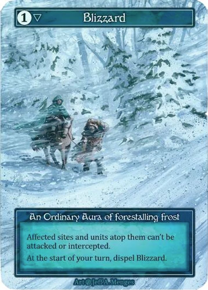 Blizzard (Foil), Foil, front