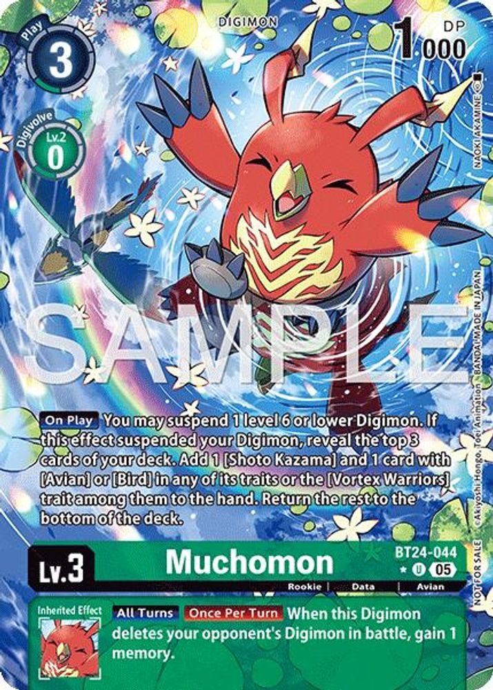 Muchomon (Box Topper), Foil, front