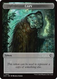 Copy // Plant Double-Sided Token, Commander: Lorwyn Eclipsed
