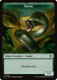 Snake // Scarecrow Double-Sided Token, Commander: Lorwyn Eclipsed