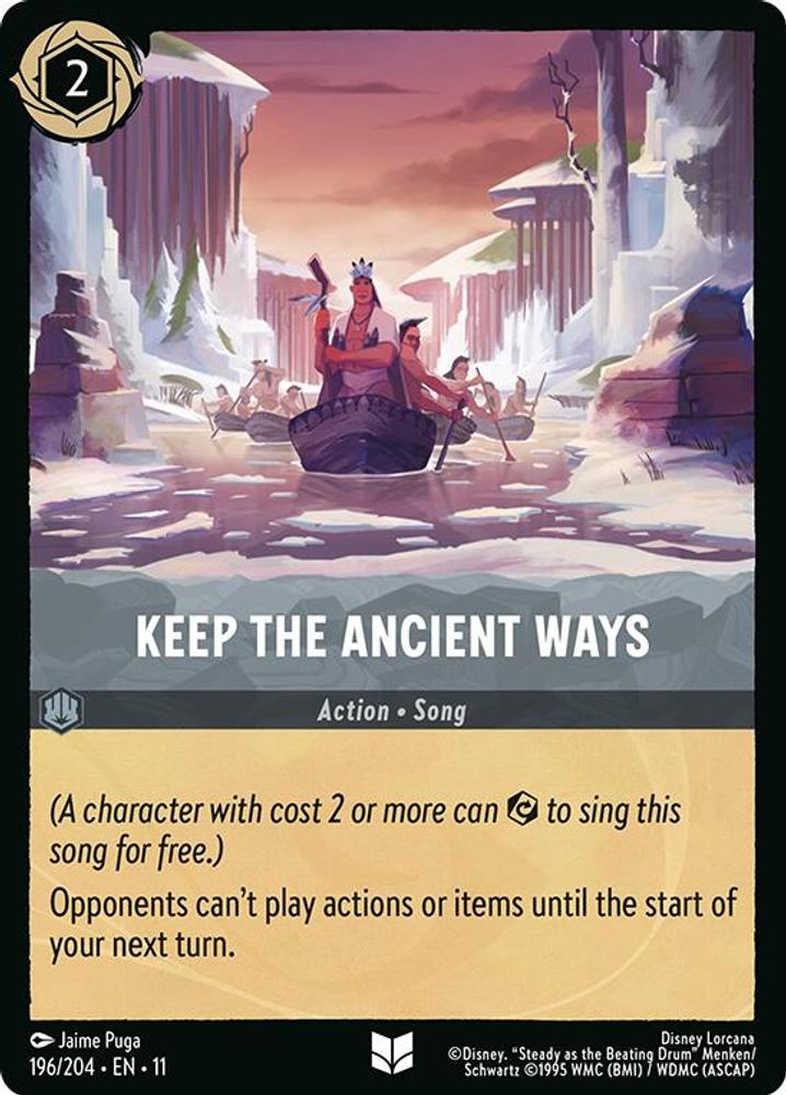 Keep the Ancient Ways