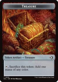 Treasure // Shapeshifter Double-Sided Token, Commander: Lorwyn Eclipsed