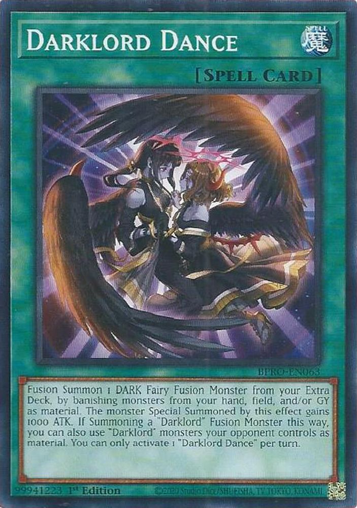 Darklord Dance, 1st-edition, front