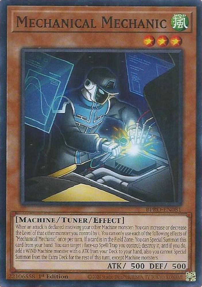 Mechanical Mechanic, 1st-edition, front
