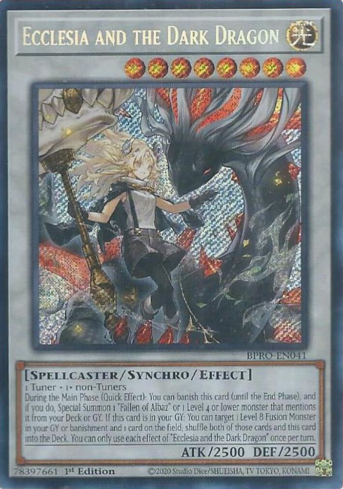 Ecclesia and the Dark Dragon, 1st-edition, front