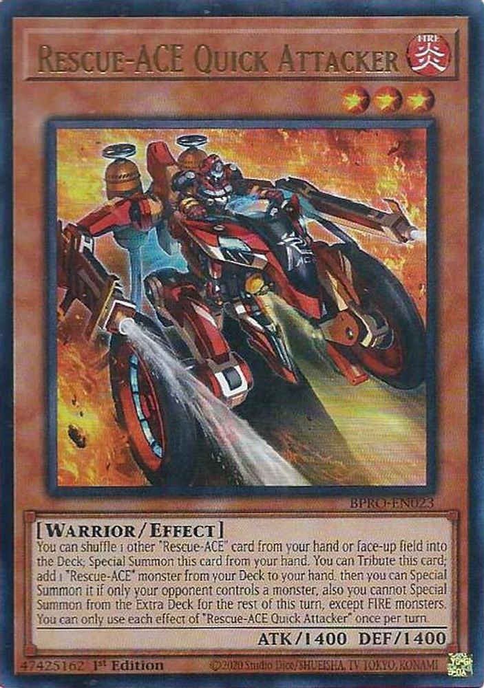 Rescue-ACE Quick Attacker, 1st-edition, front