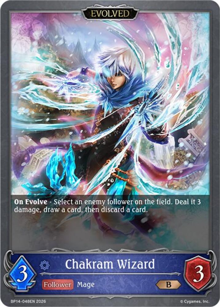 Chakram Wizard (Evolved), Standard, front