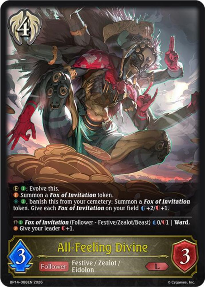 All-Feeling Divine, Standard, front