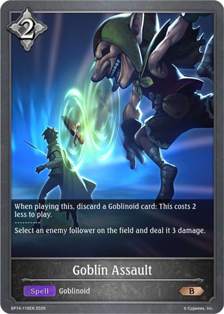 Goblin Assault, Standard, front
