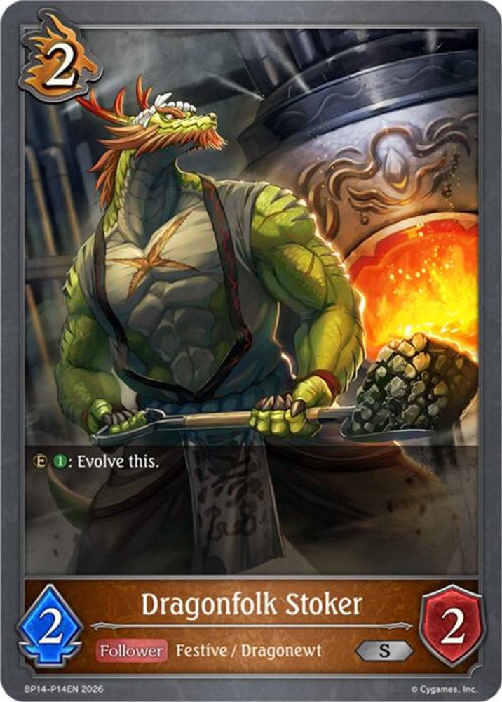 Dragonfolk Stoker - P14 (Foil), Standard, front