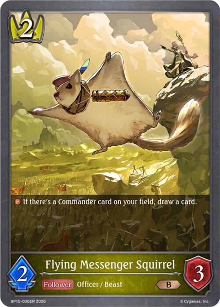 Flying Messenger Squirrel, Standard, front