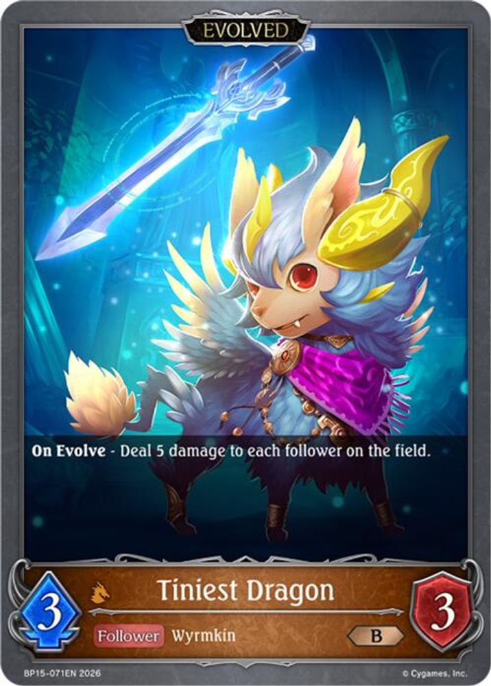 Tiniest Dragon (Evolved), Standard, front