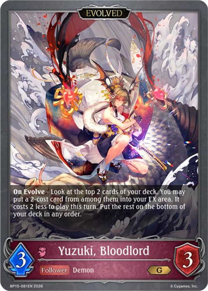 Yuzuki, Bloodlord (Evolved), Standard, front