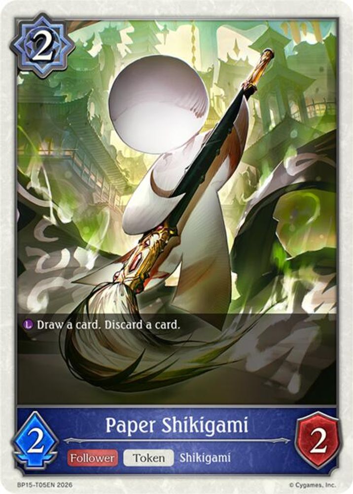 Paper Shikigami, Standard, front