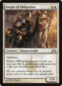 Knight of Obligation, Gatecrash