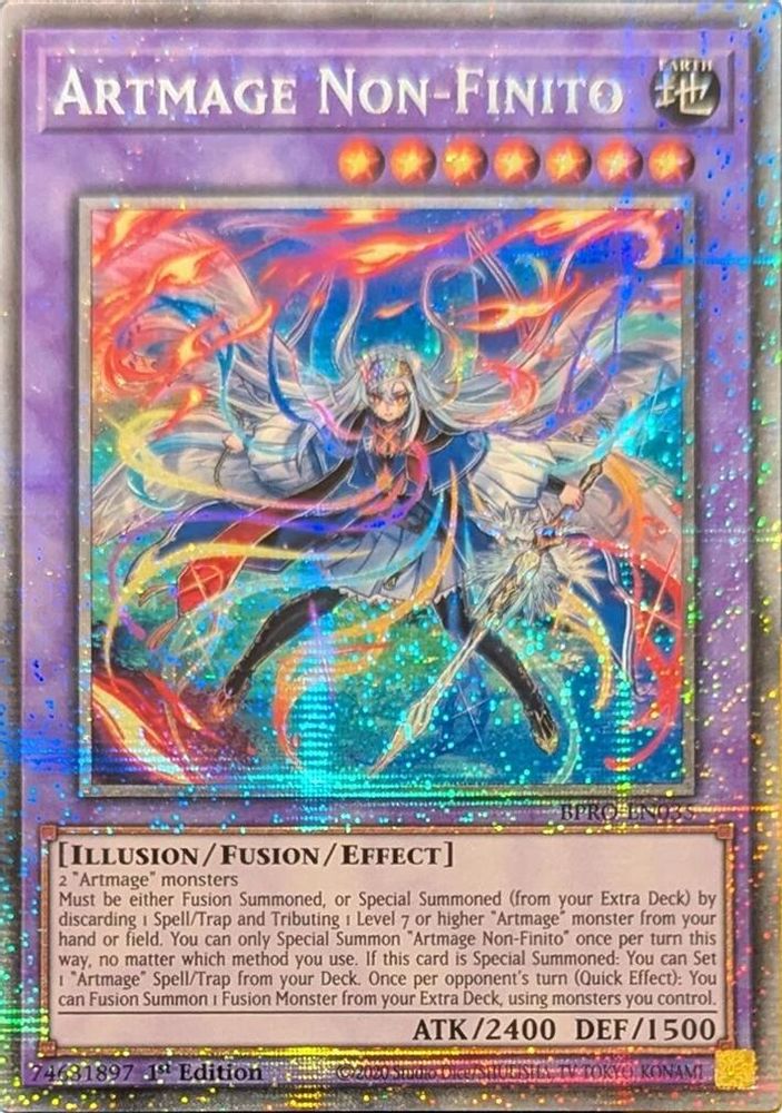 Artmage Non-Finito (Starlight Rare), 1st-edition, front