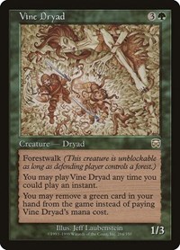 Vine Dryad, Mercadian Masques