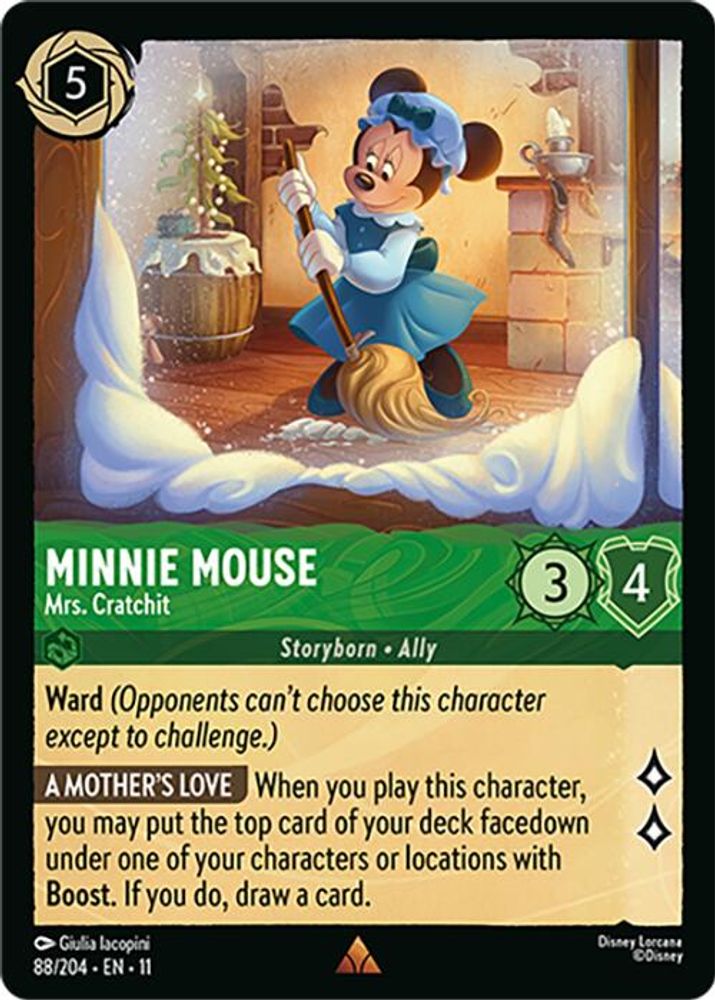 Minnie Mouse - Mrs. Cratchit