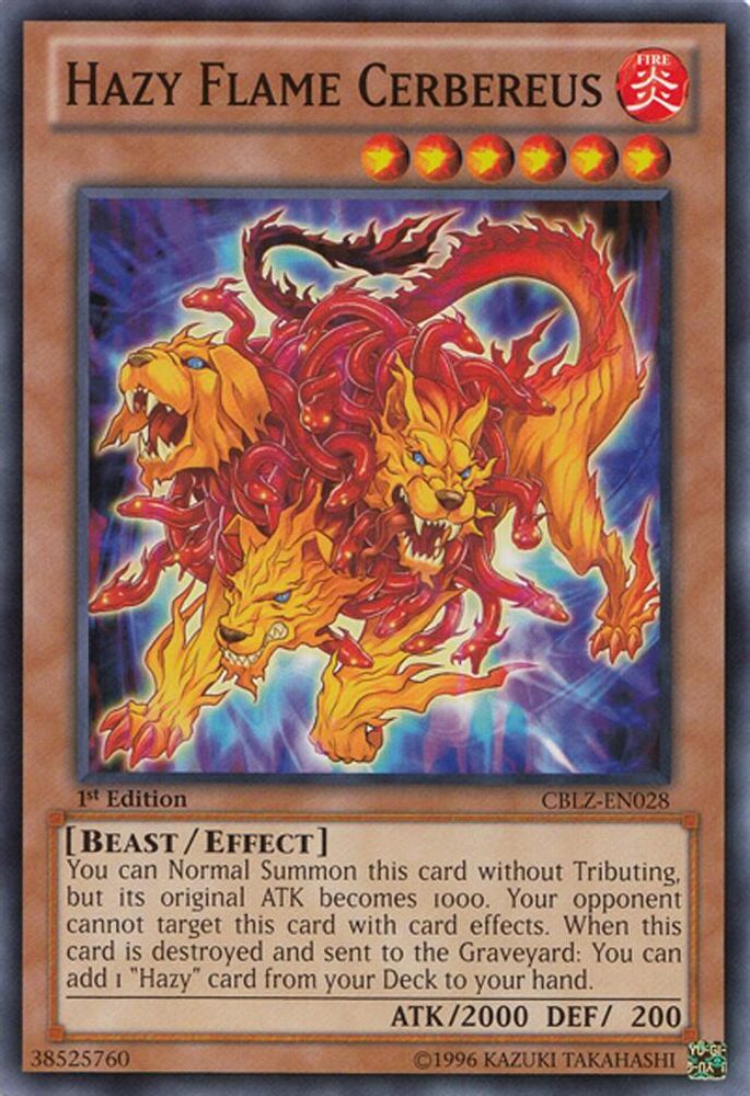 Hazy Flame Cerbereus, 1st-edition, front