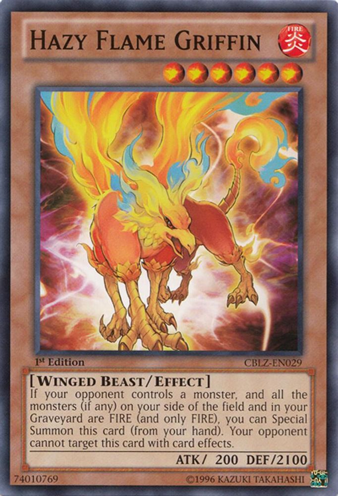 Hazy Flame Griffin, 1st-edition, front