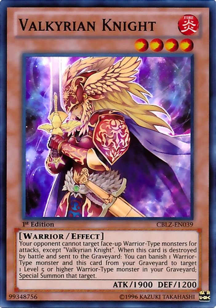 Valkyrian Knight, 1st-edition, front
