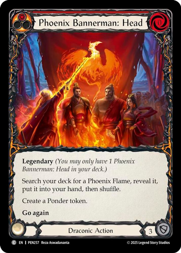 Phoenix Bannerman: Head (Red), Standard, front