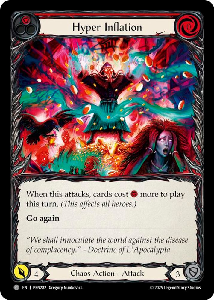 Hyper Inflation (Red), Standard, front