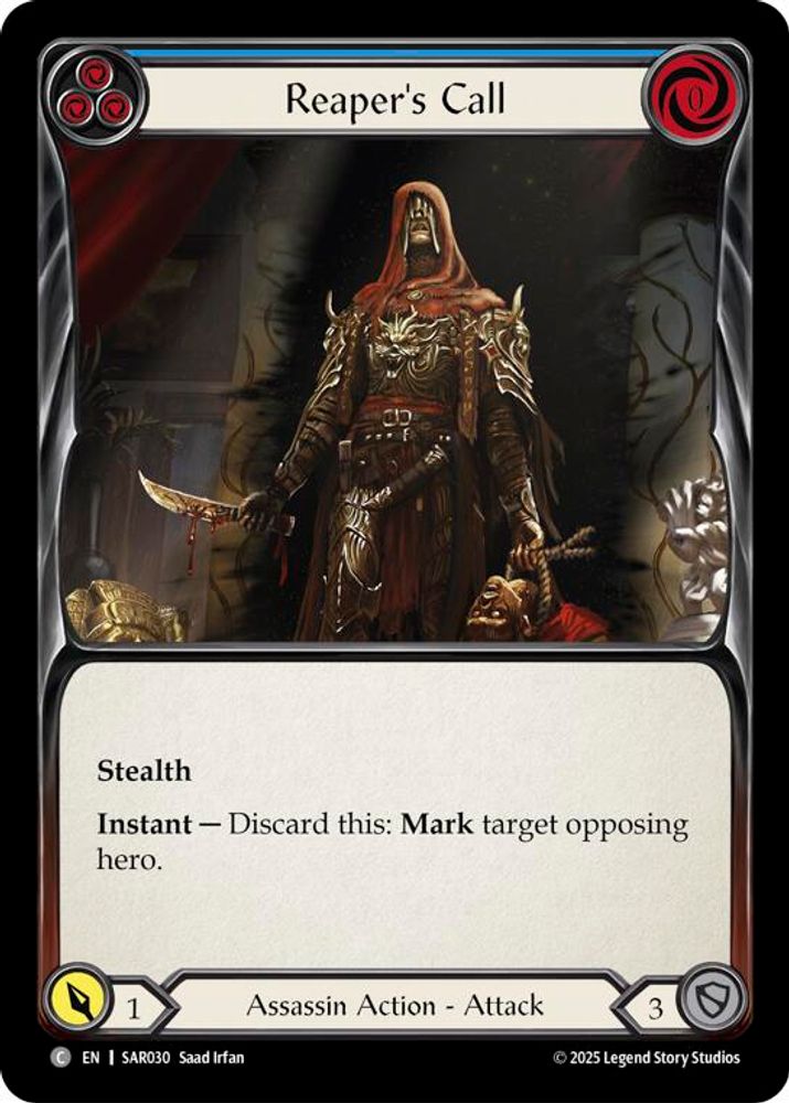 Reaper's Call, Standard, front