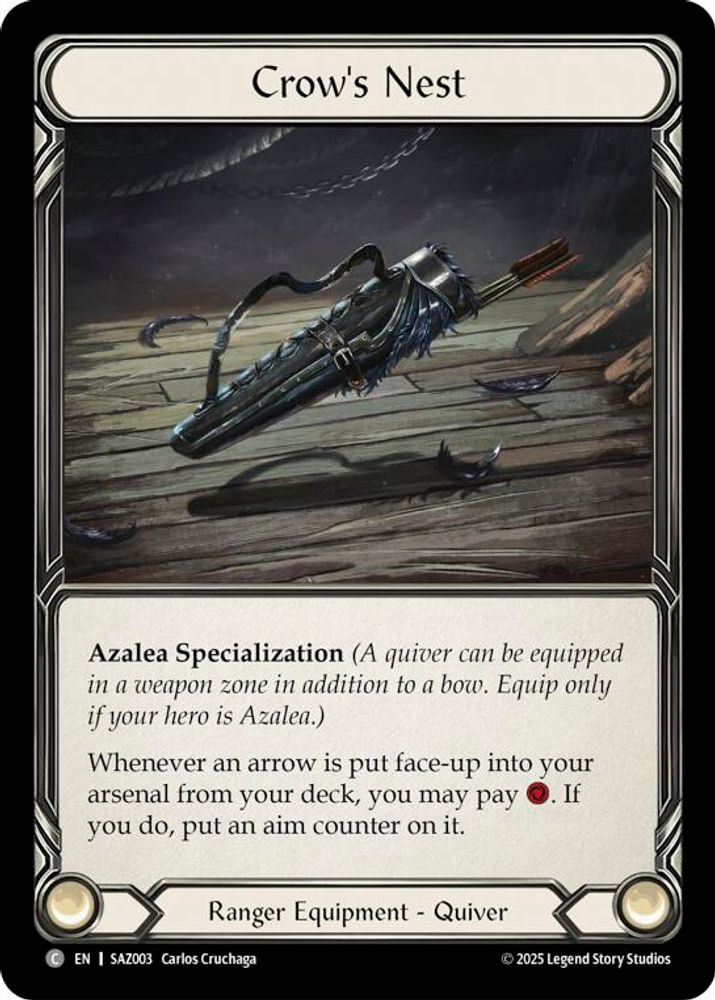 Crow's Nest, Standard, front