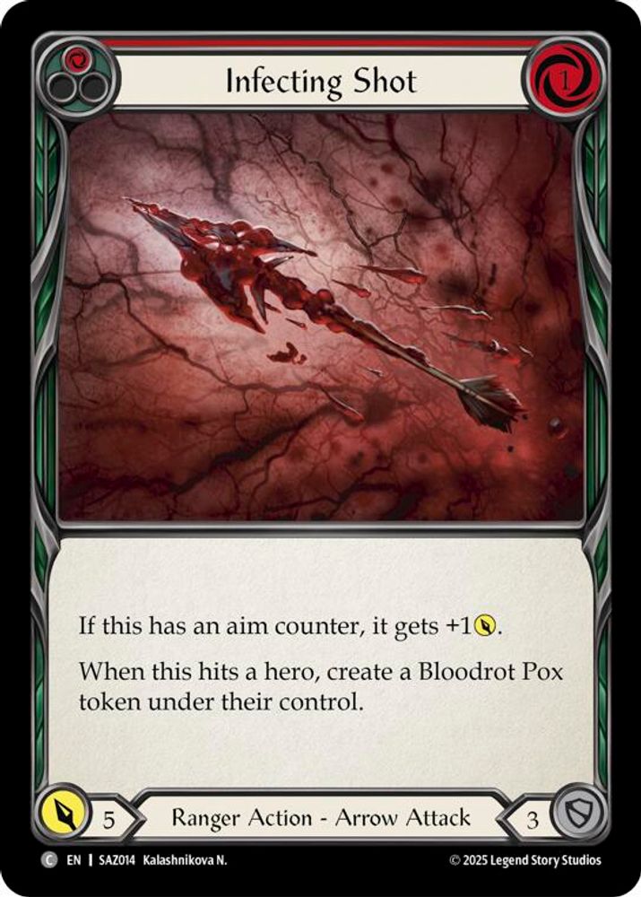 Infecting Shot (Red), Standard, front