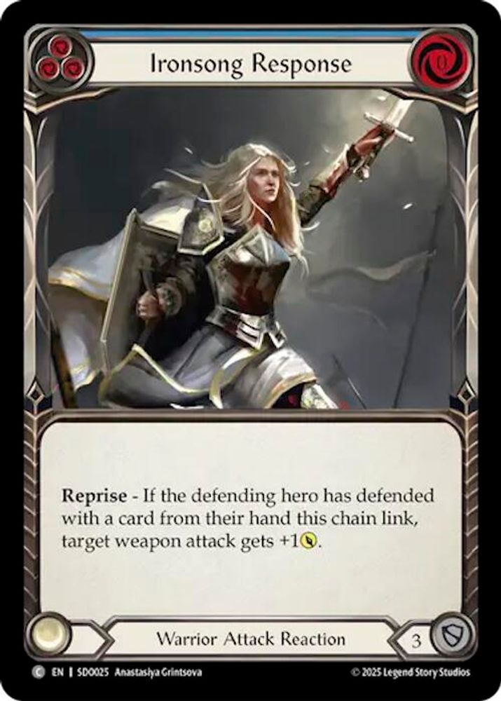 Ironsong Response (Blue), Standard, front
