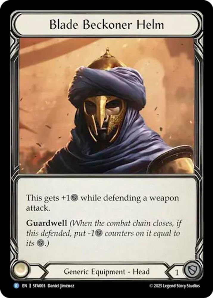 Blade Beckoner Helm (SFA003), Standard, front