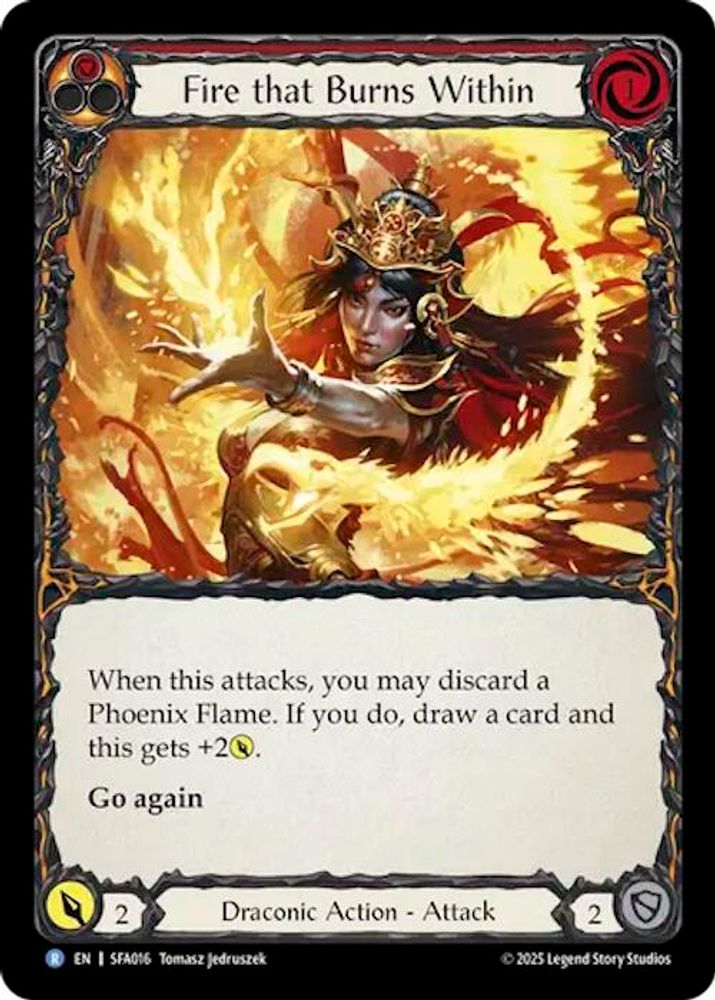 Fire that Burns Within, Standard, front