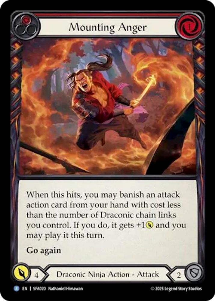 Mounting Anger, Standard, front