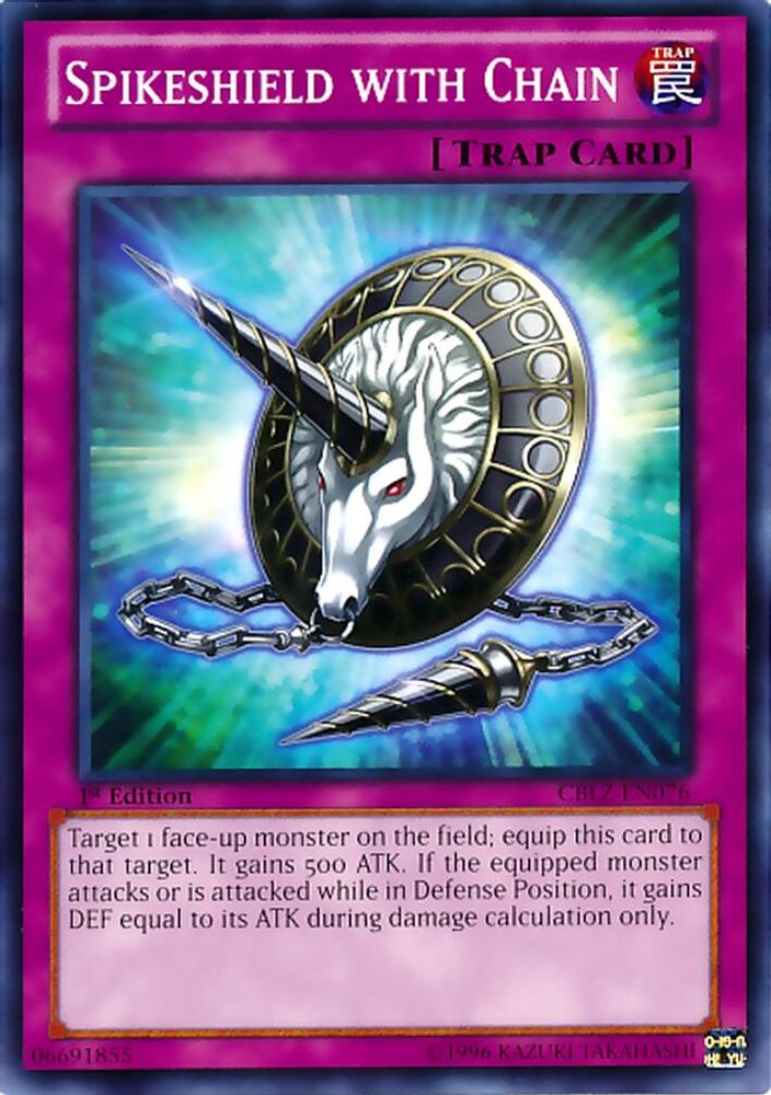 Spikeshield with Chain, 1st-edition, front