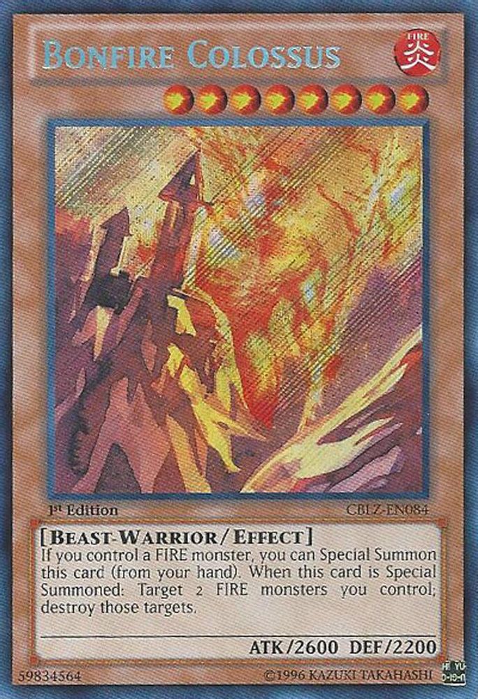 Bonfire Colossus, 1st-edition, front