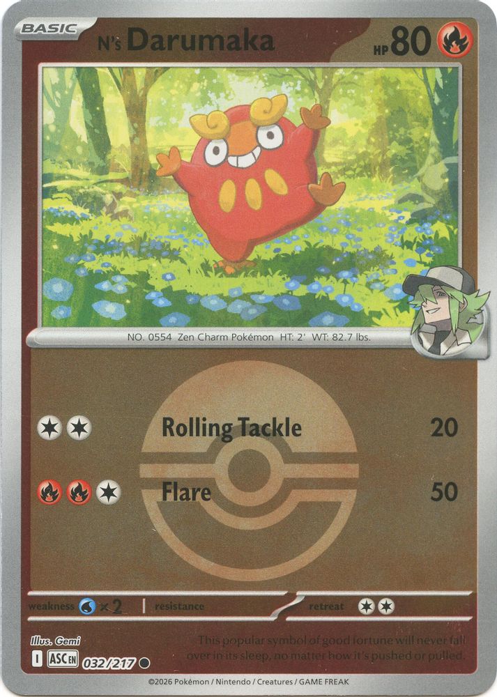 N's Darumaka (Poke Ball)