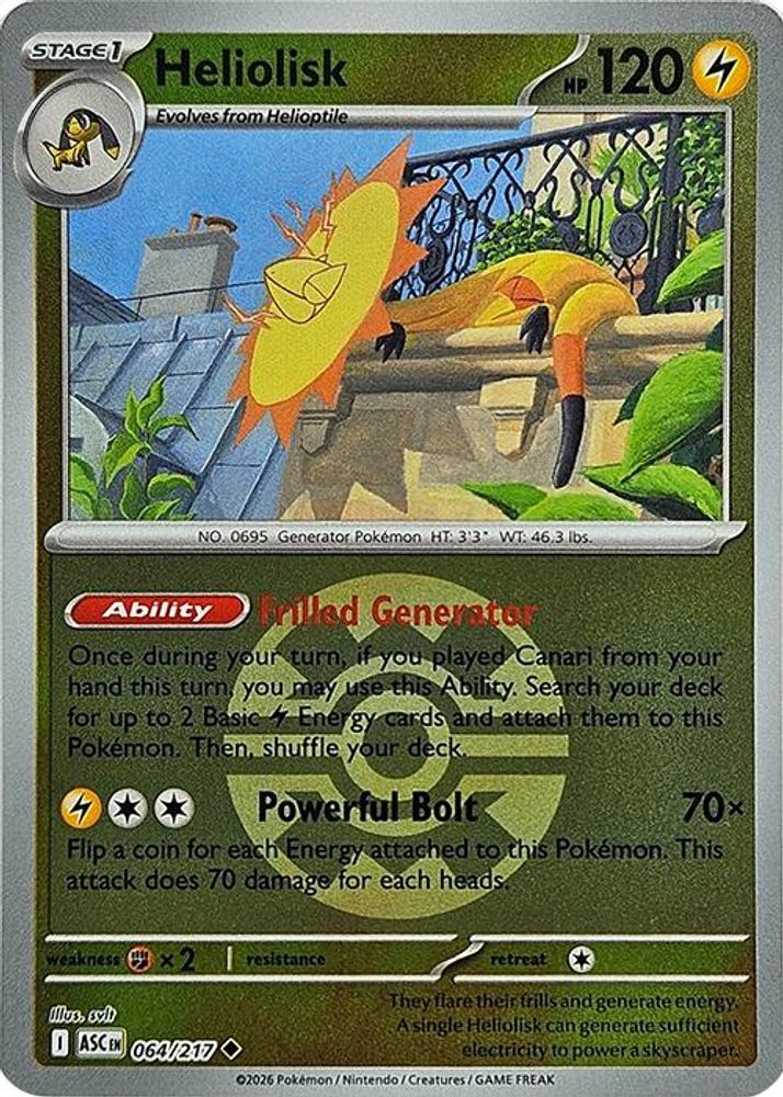 Heliolisk - 064/217 (Quick Ball)