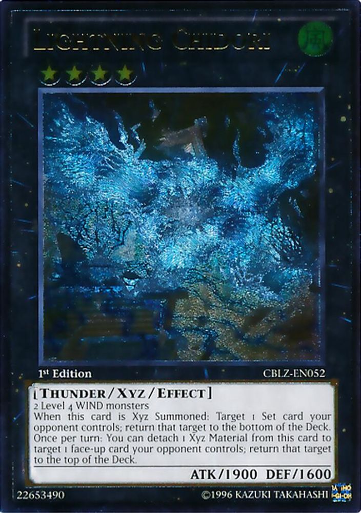 Lightning Chidori (UTR), 1st-edition, front