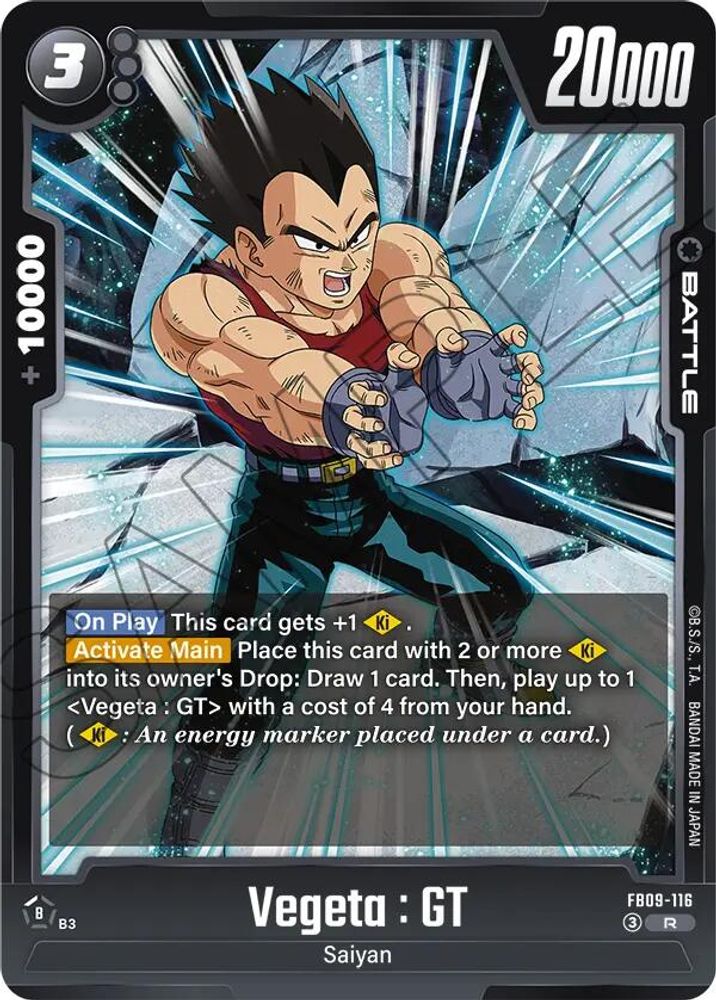Vegeta : GT - FB09-116, Foil, front