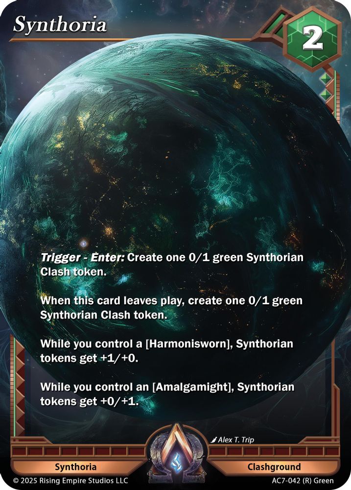 Synthoria, Standard, front