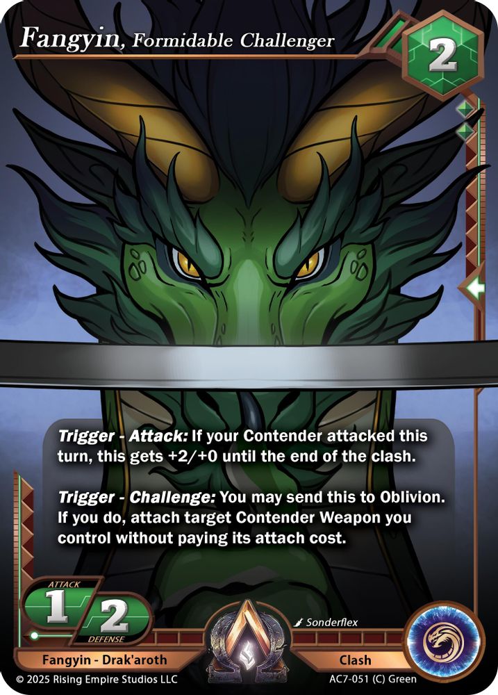 Fangyin, Formidable Challenger, Standard, front