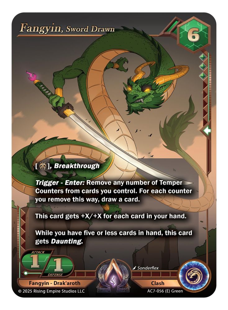 Fangyin, Sword Drawn, Standard, front