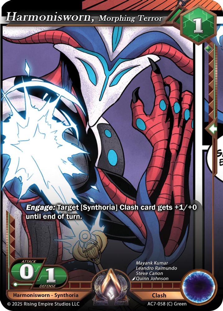 Harmonisworn, Morphing Terror, Standard, front