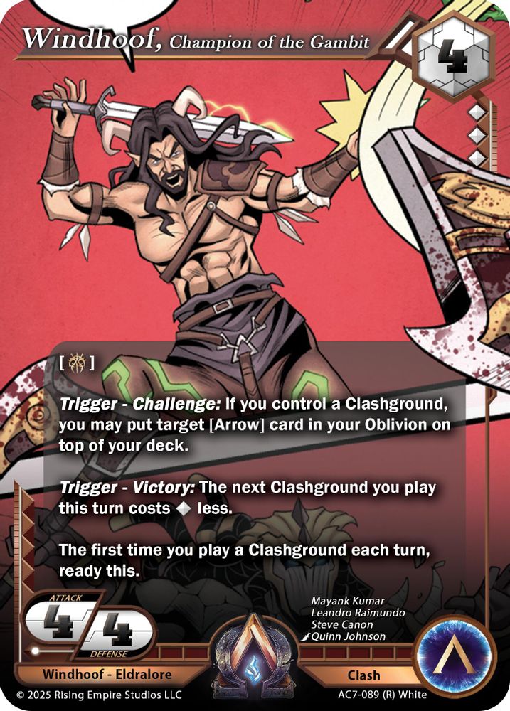 Windhoof, Champion of the Gambit, Standard, front