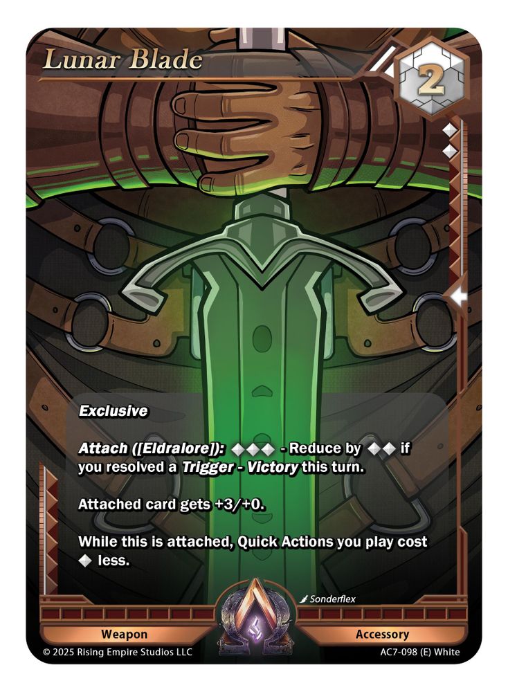 Lunarblade, Foil, front