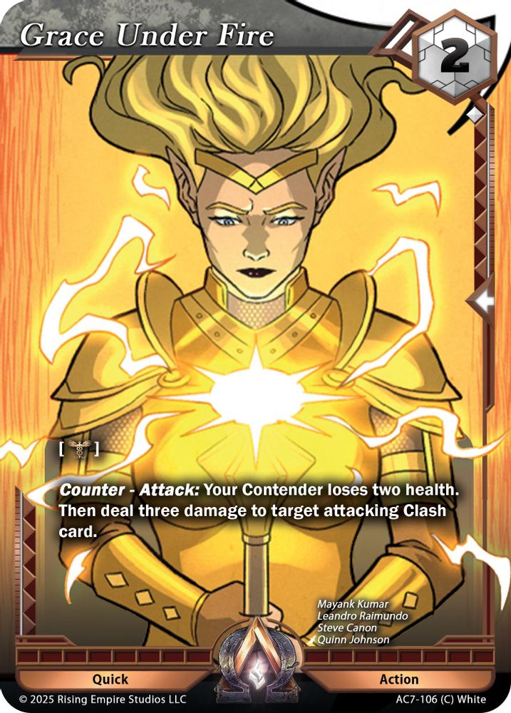 Grace Under Fire, Standard, front