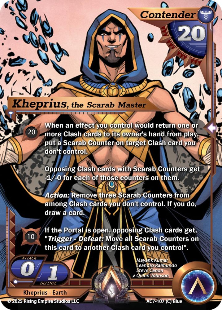 Kheprius, the Scarab Master, Foil, front