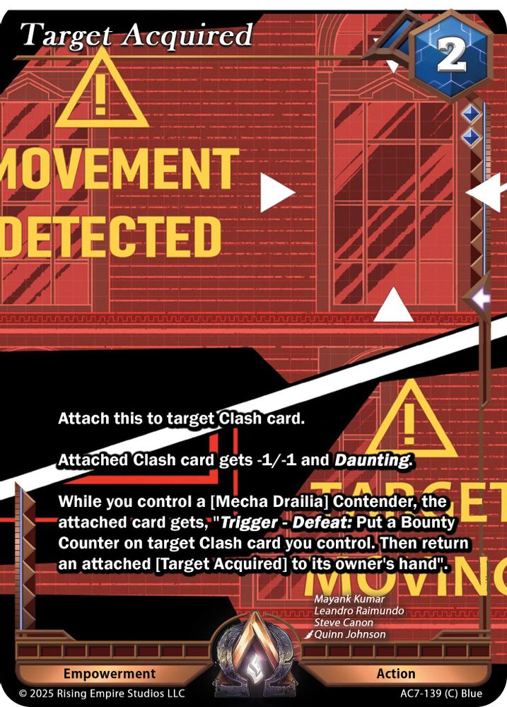 Target Acquired, Standard, front